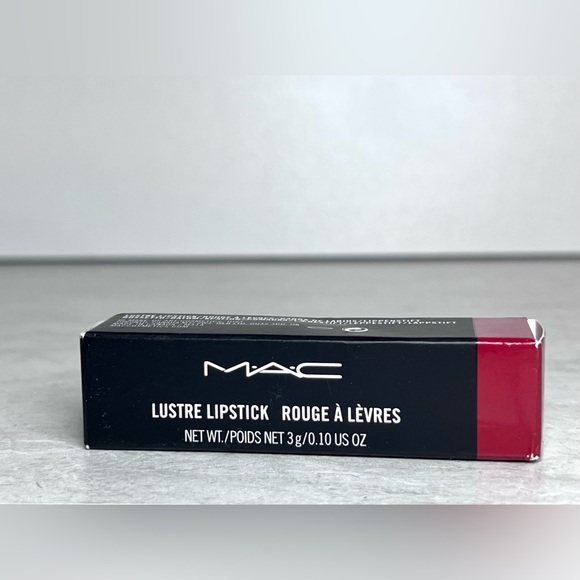 MAC | Lustreglass Sheer-Shine Lipstick – Lady Bug 510 (Tomato Red) | NIB - Picture 7 of 7